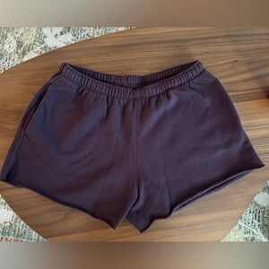 Gymshark Brown Fleece Shorts
